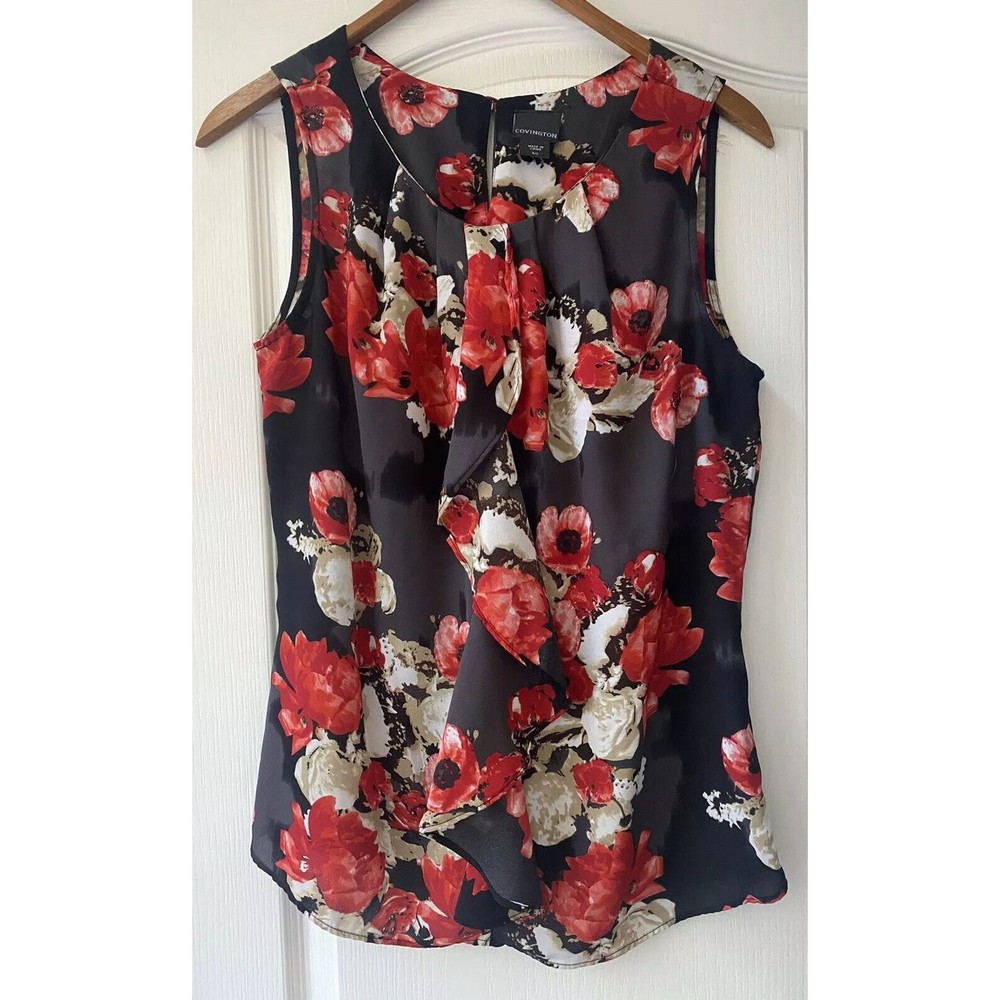 Covington floral career top size Small